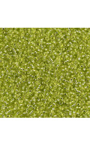 Miyuki rocailles Perlen 15/0 - Silverlined chartreuse 15-14